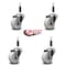 Service Caster 3'' Nylon Wheel Swivel 7/8'' Expanding Stem Caster Set, 4PK SCC-EX20S314-NYS-78-4 - alternate 4